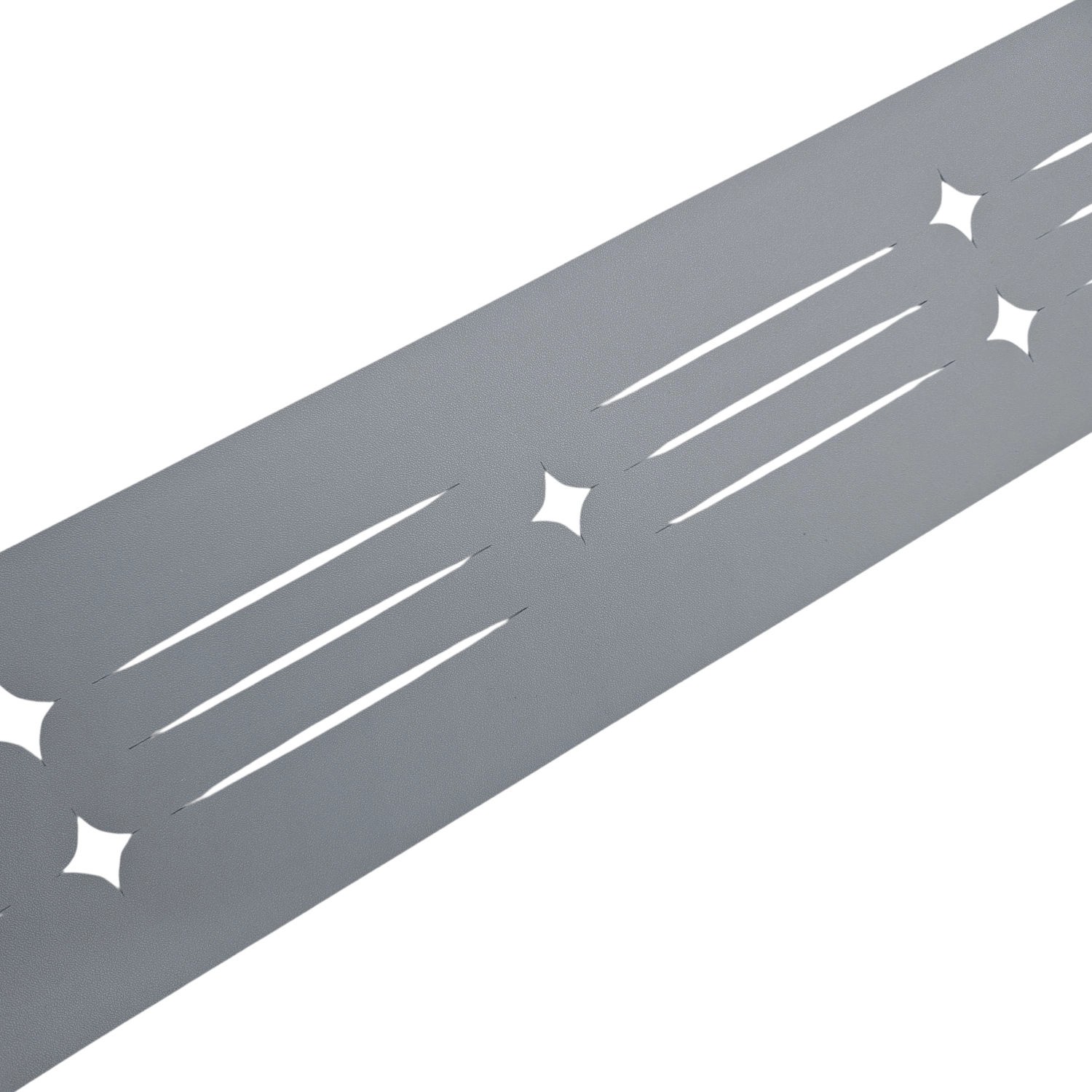 zaunzu Sichtschutz Dekor Starline mit Lasermuster für Doppelstabzaun Fenste günstig online kaufen