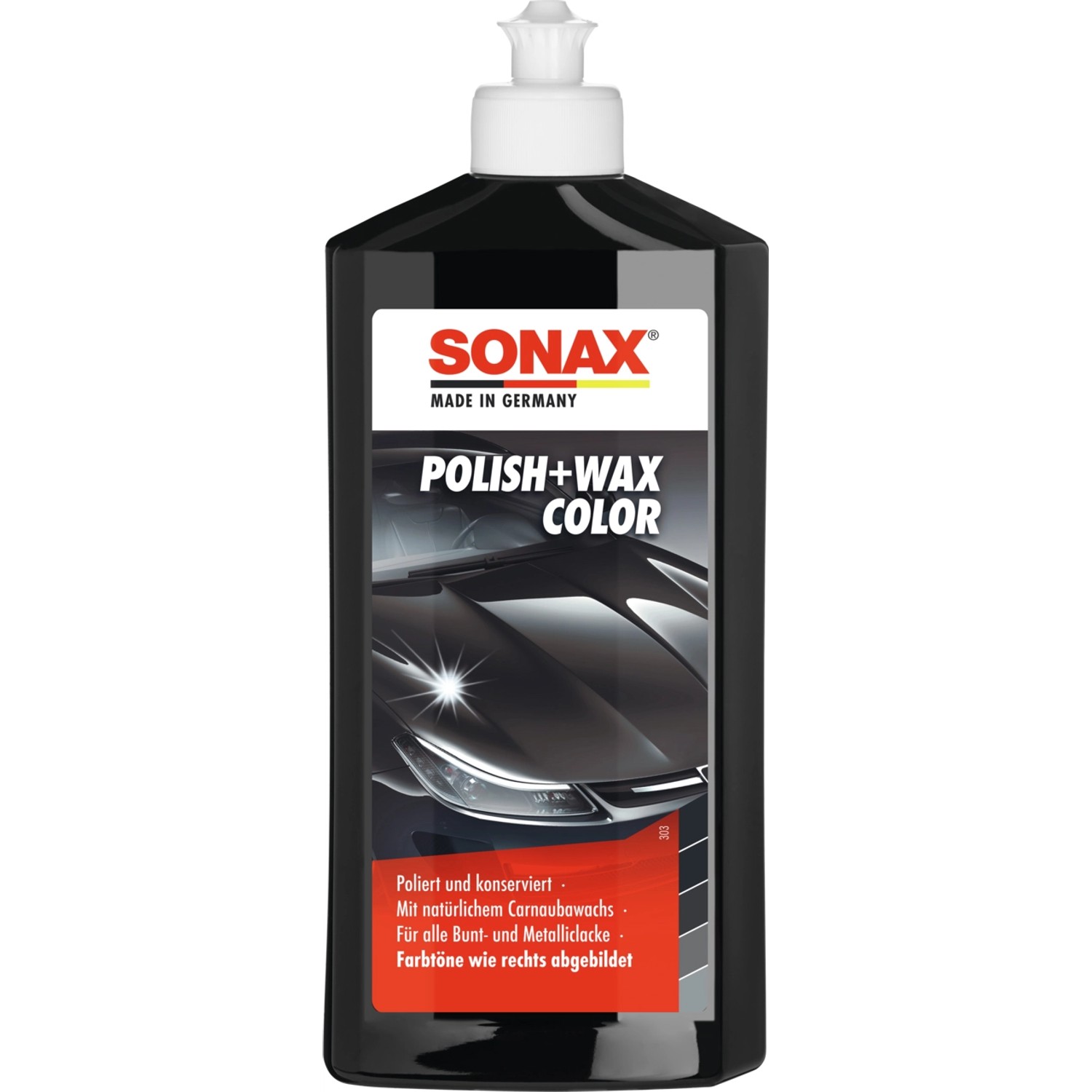 Sonax Polish & Wax Color Schwarz 500 ml