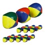 24 bunte Jonglierbälle aus Kunststoff mit Sandfüllung. Ideal für Jonglage, Spiel & Spaß für Kinder & Erwachsene.