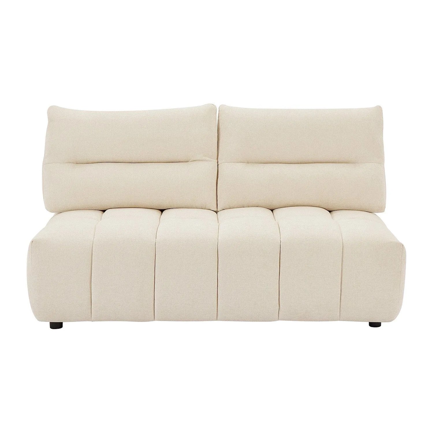 Vente-unique Sofa Ohne Schlafmöglichkeit Apoliu Beige 170 cm