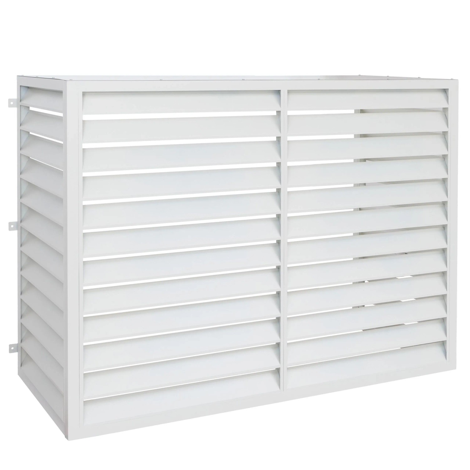 MCW Verkleidung Für Klimaanlage/Wärmetauscher O43 Metall 132x175x75cm Grau-Weiß