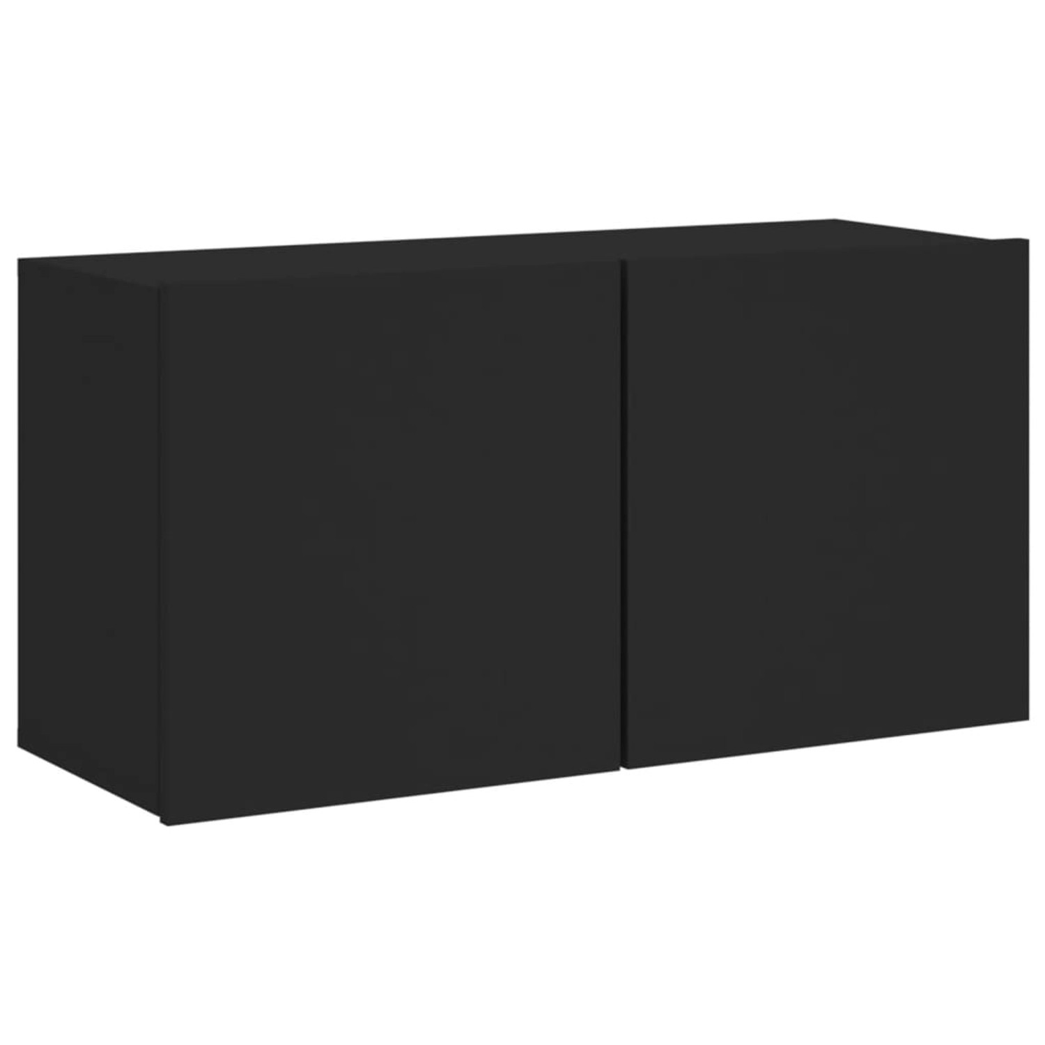 VidaXL TV-Wandschrank Schwarz 80x30x41 cm günstig online kaufen