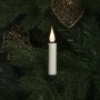 Konstsmide LED Baumkerze, warmweiß, kabellos mit Clip zur Befestigung am Weihnachtsbaum.
