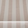 Spettmann Kassettenmarkise VC 1000, 250x150 cm, beige-sand gestreift, silbernes Gestell.