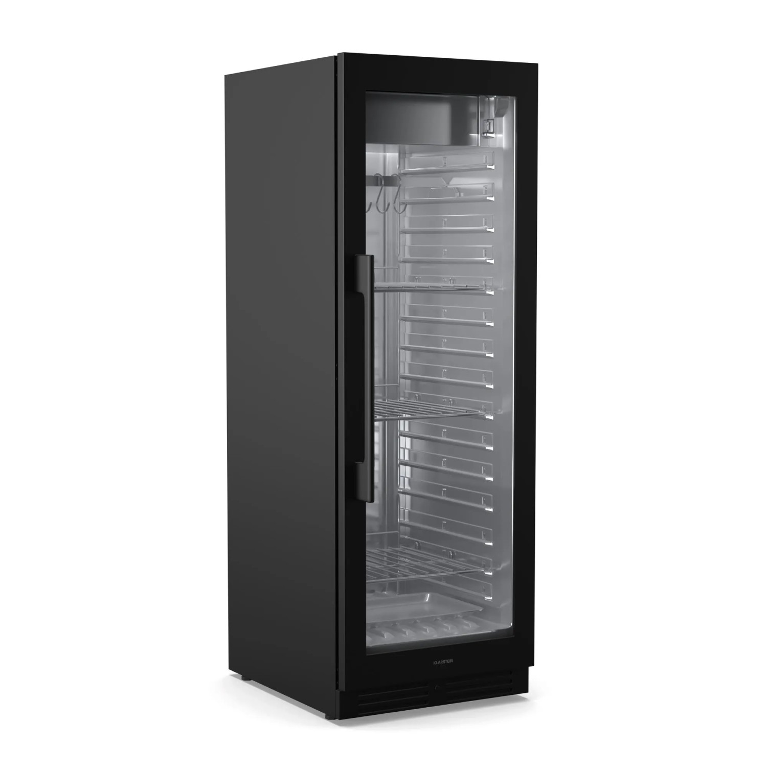 Klarstein Reifeschrank Steakhouse 352 Klasse C LED-Innenbeleuchtung Schwarz