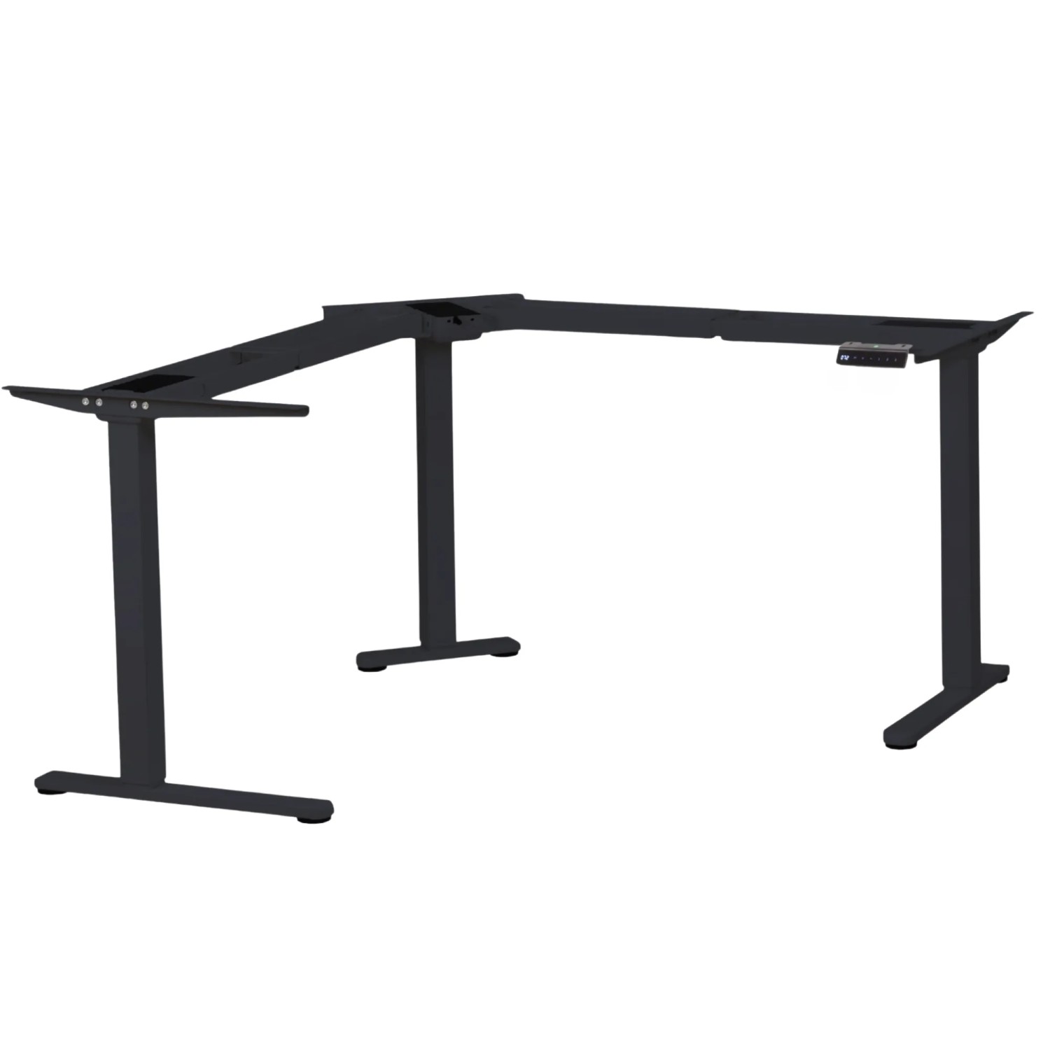 Albatros Eck Schreibtisch Gestell LIFT L7B Schwarz Stufenlos Verstellbar 3 günstig online kaufen