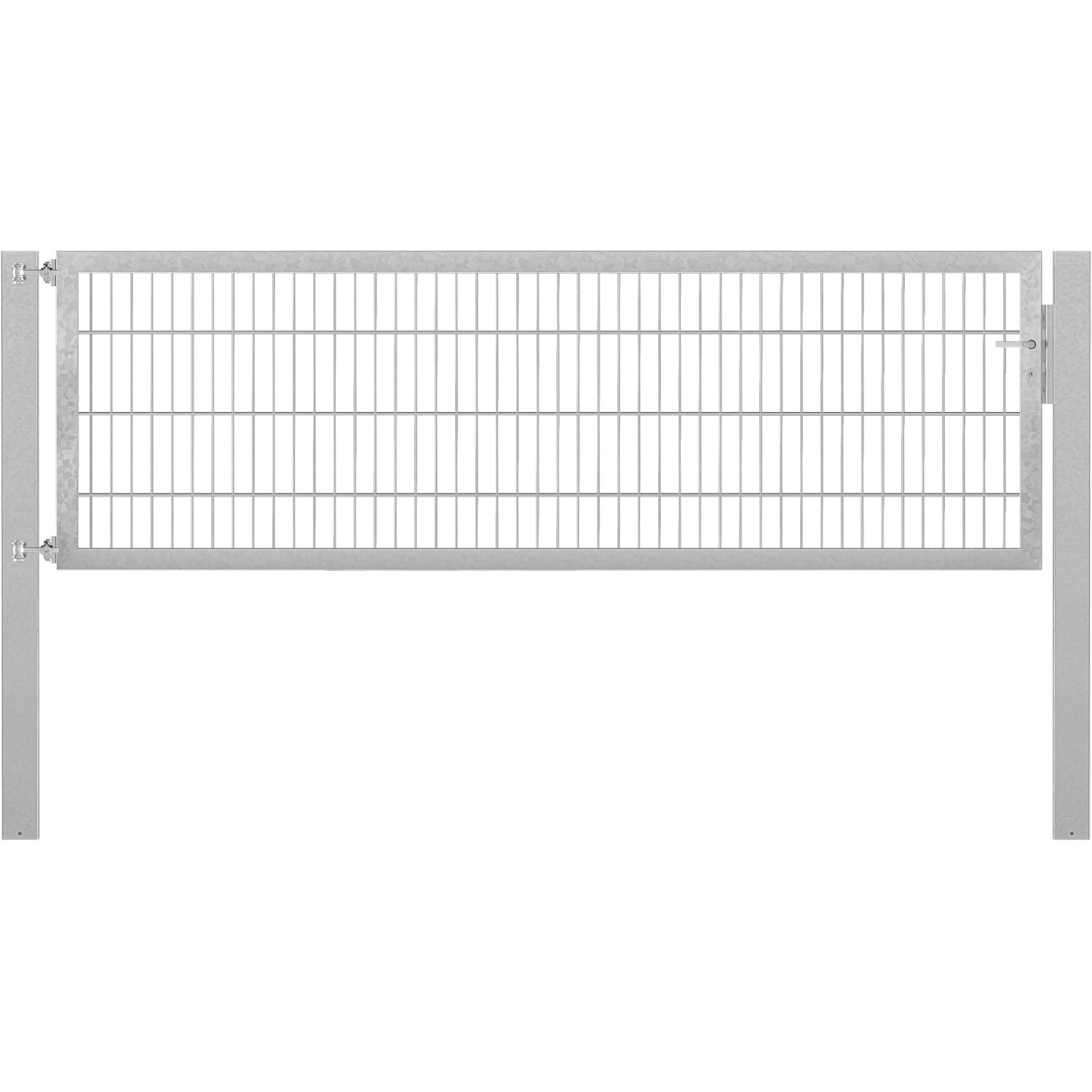 Einzeltor Flexo Plus 250 cm x 80 cm Pfosten 100 cm x 100 cm Feuerverzinkt