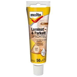 Tube Molto Laminat- & Parkettspachtel Eiche hell, zum Ausbessern von Holzböden.