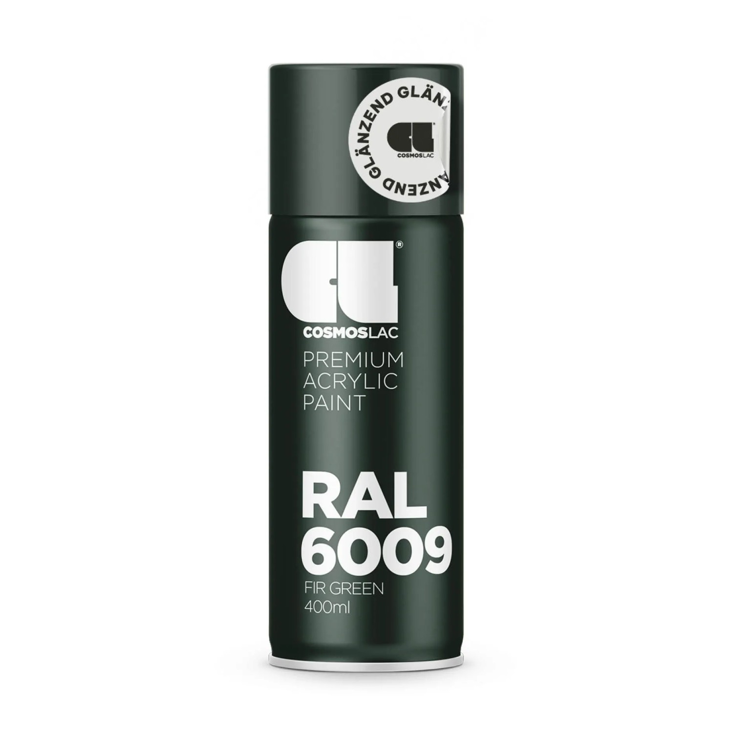 COSMOS LAC Acryllack Sprühdose in Vielen RAL Farbtönen  400ml Spraydose Perfekt für DIY Upcycling  RAL 6009 Tannengrün