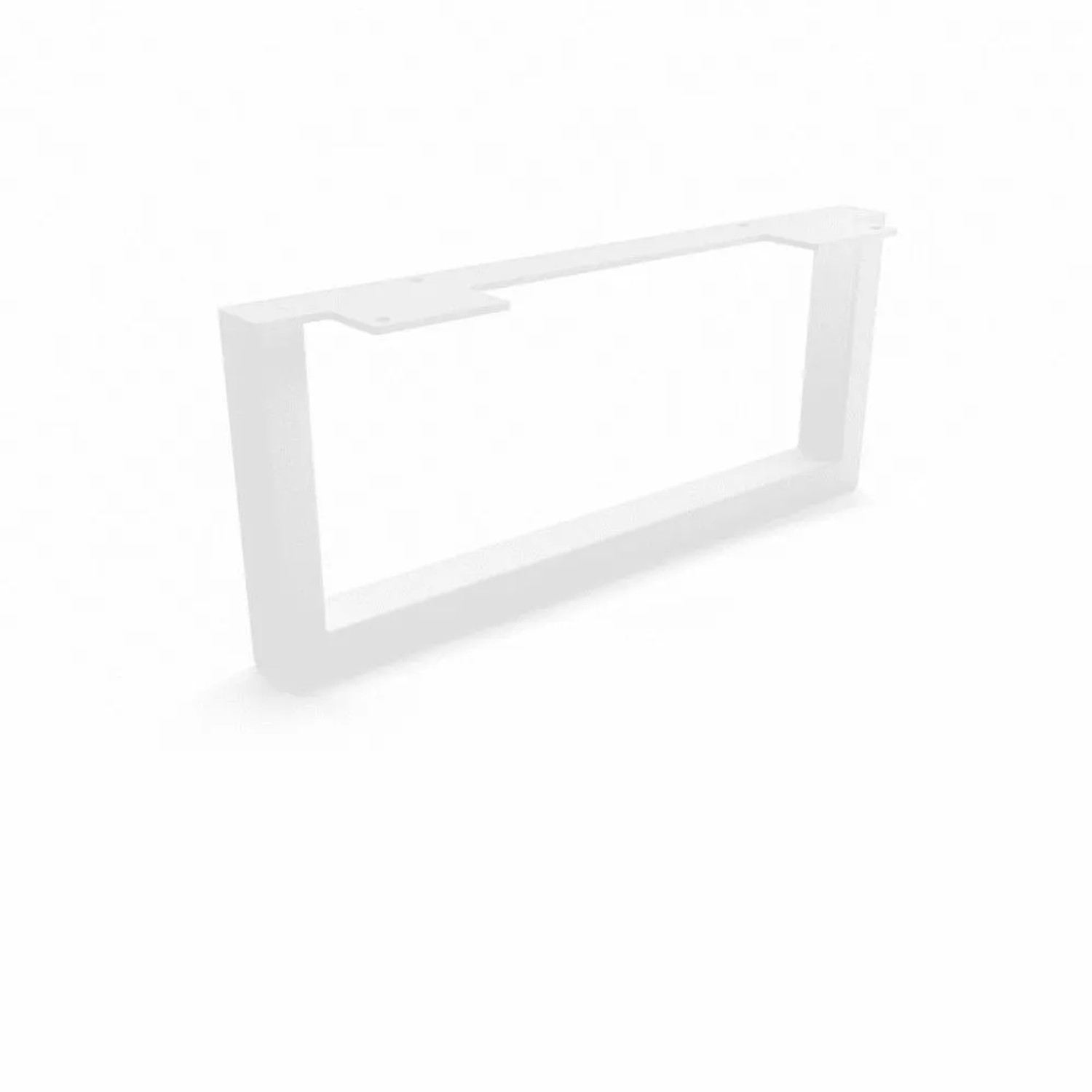 HEVVA Möbelbein GRAZ 15 cm Hoch 35 cm Tief 1 Stück Weiß