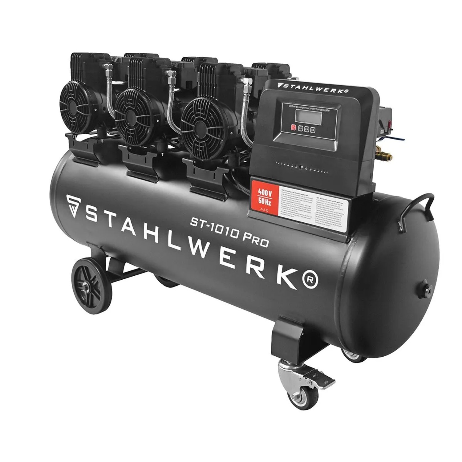 STAHLWERK Kompressor 10 Bar 120 L 5,91 PS 4,35 KW 750 L Min Druckluftkompressor