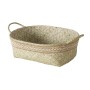 Naturfarbener Boltze Korb Jamal, 14x25x40 cm, aus Seegras und Eisen, ideal zur Aufbewahrung.