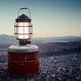 Evocamp Gaskartusche mit Lampe für Camping und Weber Q100 Gasgrill.