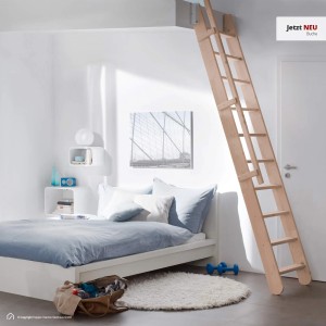 Treppen Intercon Raumspartreppe Easy Step Massivholz Buche Einseitiges Geländer