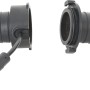 Oase LunaLed 6s LED-Scheinwerfer für Teiche mit Anschlussstück und Stecker.
