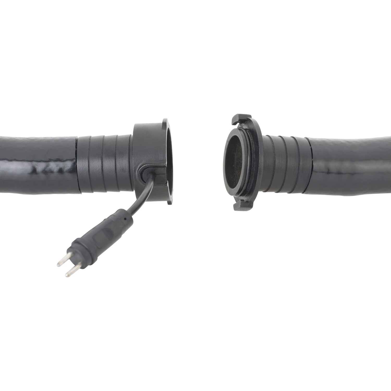 Oase LunaLed 6s LED-Scheinwerfer für Teiche mit Anschlussstück und Stecker.