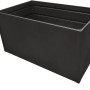 Floraworld Hochbeet Twin-Wall, 150x75x76 cm, Anthrazit, aus Stahlblech.