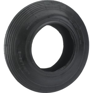 Schwarze Transport-Raddecke (Ø 34 cm) aus Gummi für Schubkarren und Transportgeräte.