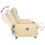 vidaXL Relaxsessel Elektrisch Creme Stoff 3098824_6