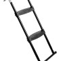 Schwarze EXIT Trampolin Leiter für Rahmenhöhe 65-80 cm, Zubehör für sicheren Trampolin-Einstieg.
