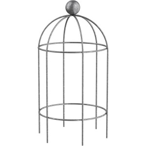 Feuerverzinkte Eleo Pflanzenstütze Arezzo, 95 cm hoch, Ø 50 cm, für Gartendekoration.