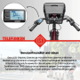 Telefunken City E-Bike: Detailaufnahme Lenker mit Display und Korb.