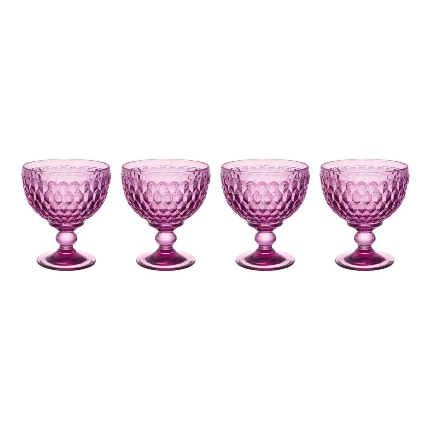 Villeroy & Boch Boston Coloured Sektschale 250 ml 4er Set Berry