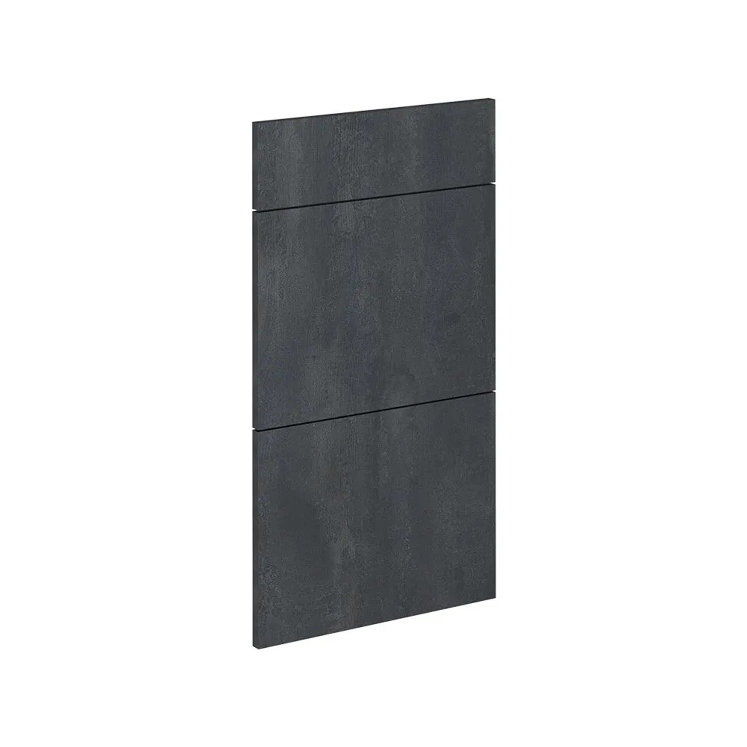 Vicco Küchenfront R-Line Schwarz Beton 40 x 70 Möbelfront für den Schubladenunterschrank Art Nr 42835