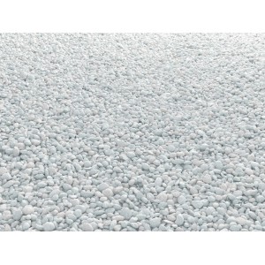 Weißer Marmor Splitt "Carrara", 9-12 mm, Zierkies für Gartenwege und Zierflächen.