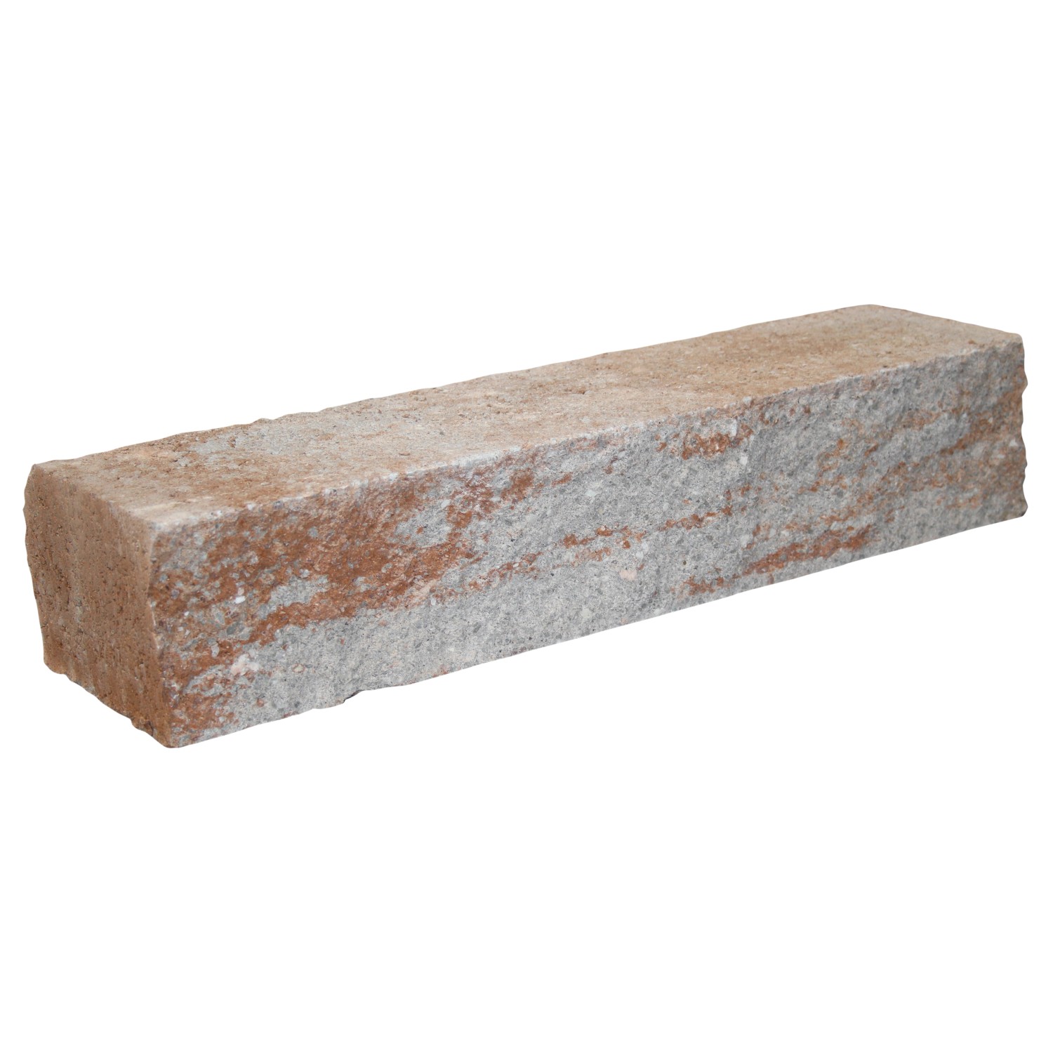 Anzio Mauer 2-seitig Bossiert Sandstein 60 cm x 15 cm x 12 cm