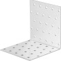 Verzinkter Winkelverbinder 100x100x100 mm für Holzkonstruktionen.
