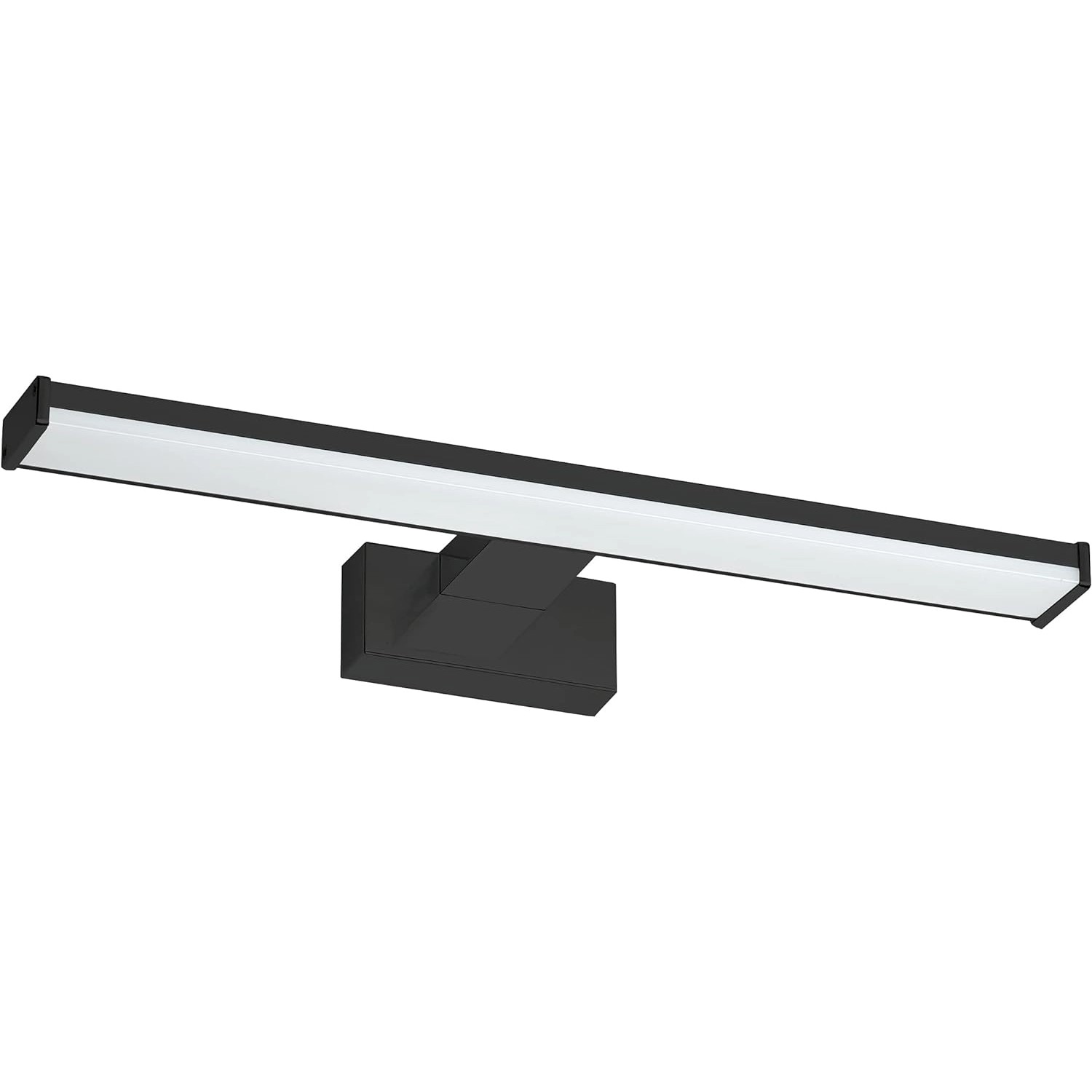 Oktaplex LED Spiegelleuchte Bali 40cm Wandleuchte Schwarz 3000K 8W 570lm