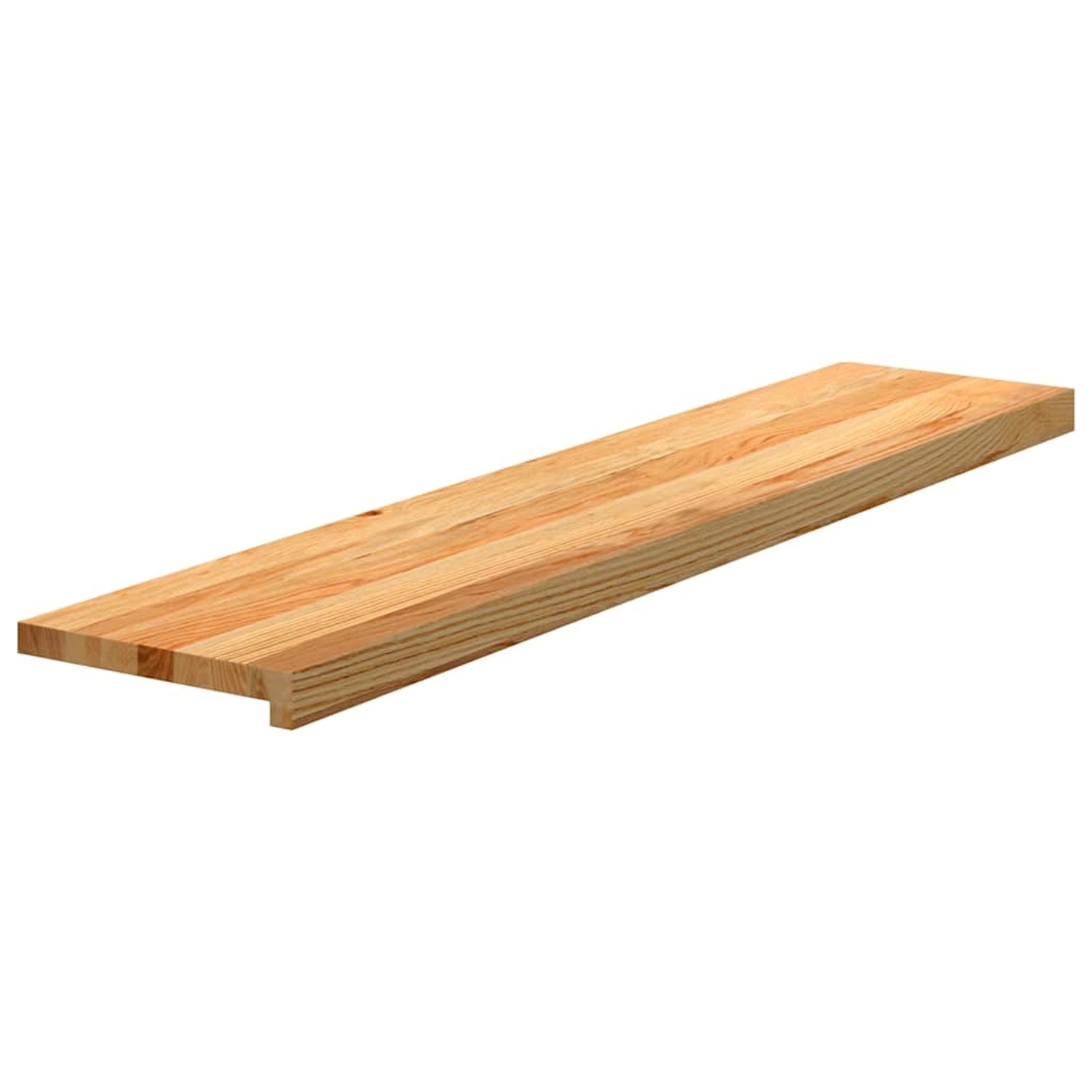 vidaXL Treppenstufen 8 Stk Hellbraun 120x30x2 cm Massivholz Eiche 3282976 günstig online kaufen