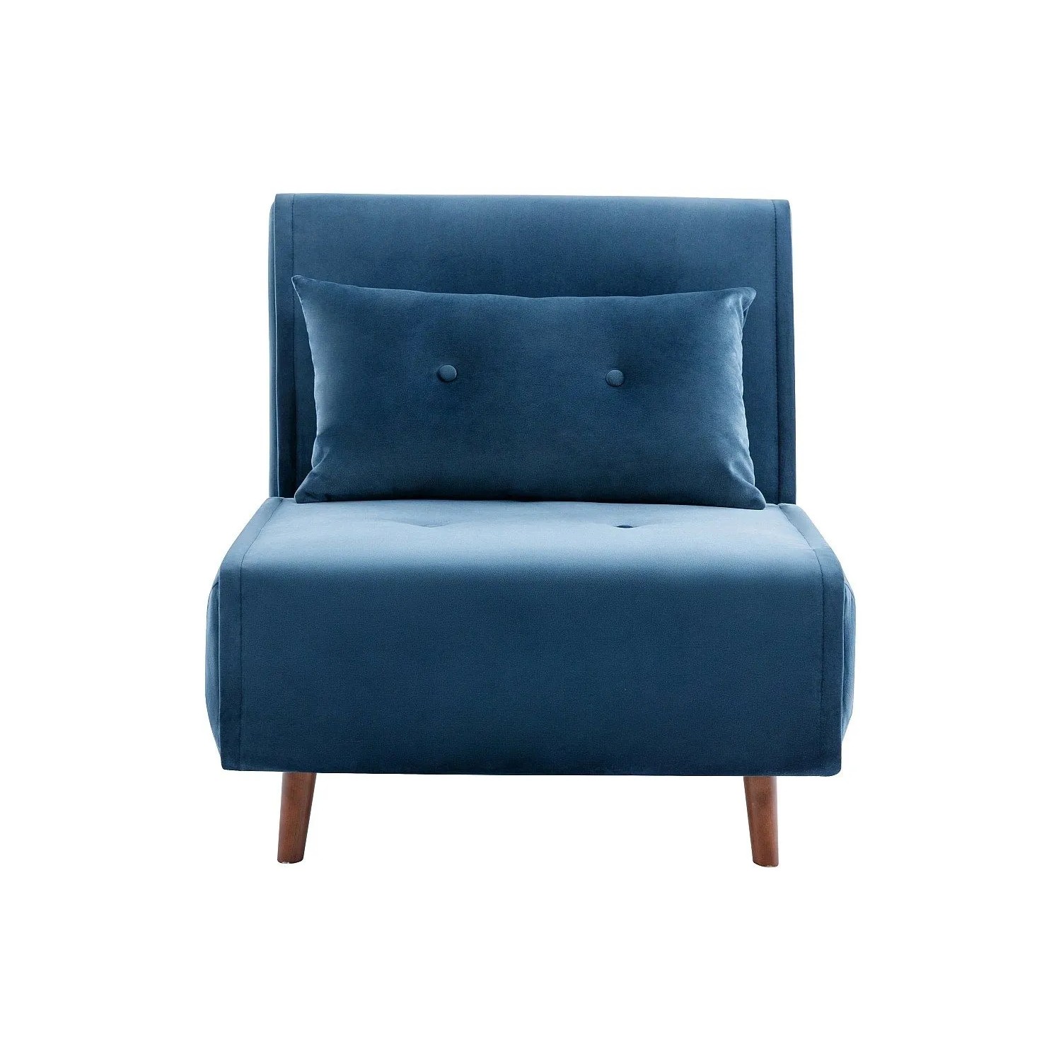 Vente-unique Schlafsessel Uribia Marineblau 77.5 cm