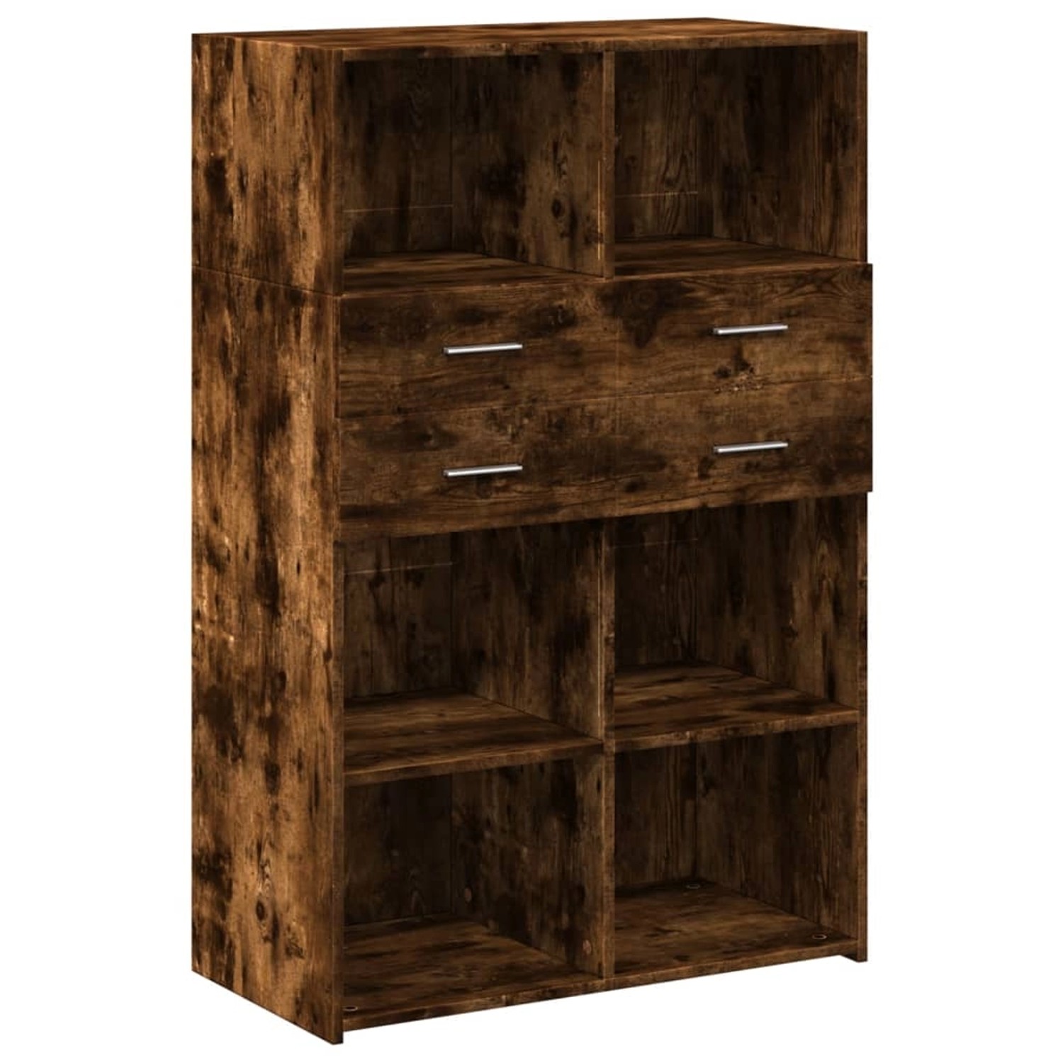 vidaXL Highboard Räuchereiche 80x42,5x124 cm Holzwerkstoff 3281389 günstig online kaufen