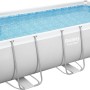 Bestway Stahlrahmenpool Power Steel, 404x201x100 cm, eckig, mit Sandfilteranlage.