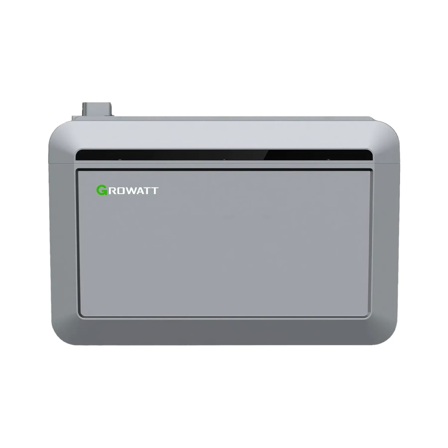 Growatt Nexa 2000 Power Station mit Erweiterungsakku für Balkonkraftwerke, graues Gehäuse.