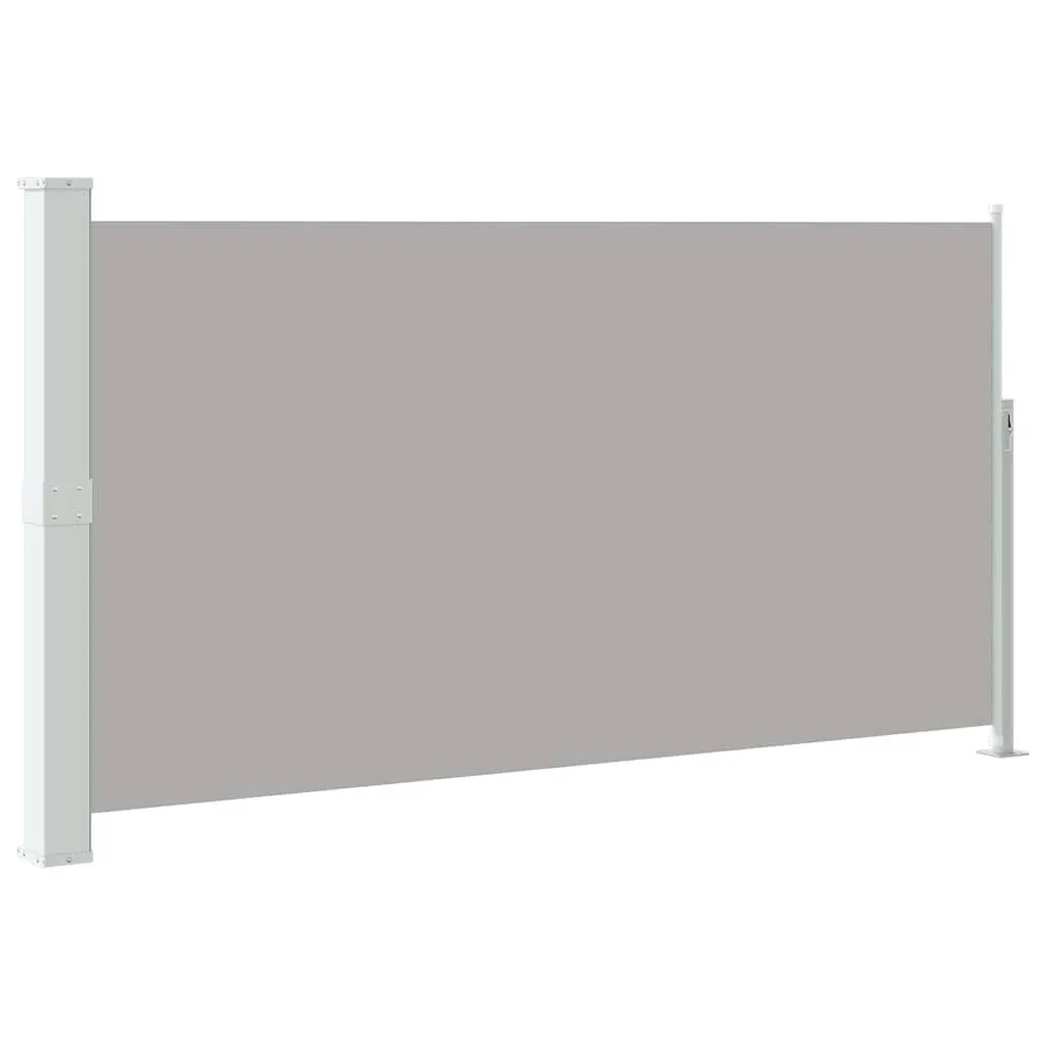 vidaXL Ausziehbare Seitenmarkise 160x300 cm Grau 41546