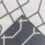 Primaflor In- und Outdoorteppich Reverso Geo River Grau, 160x220 cm, mit geometrischem Muster.
