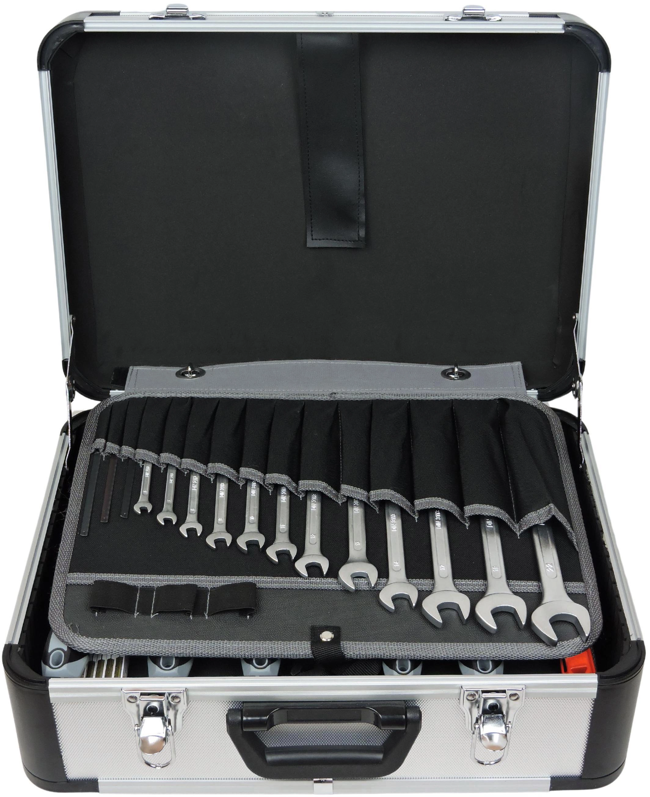 Famex Alu Werkzeugkoffer 429-18 Steckschlüsselsatz mit