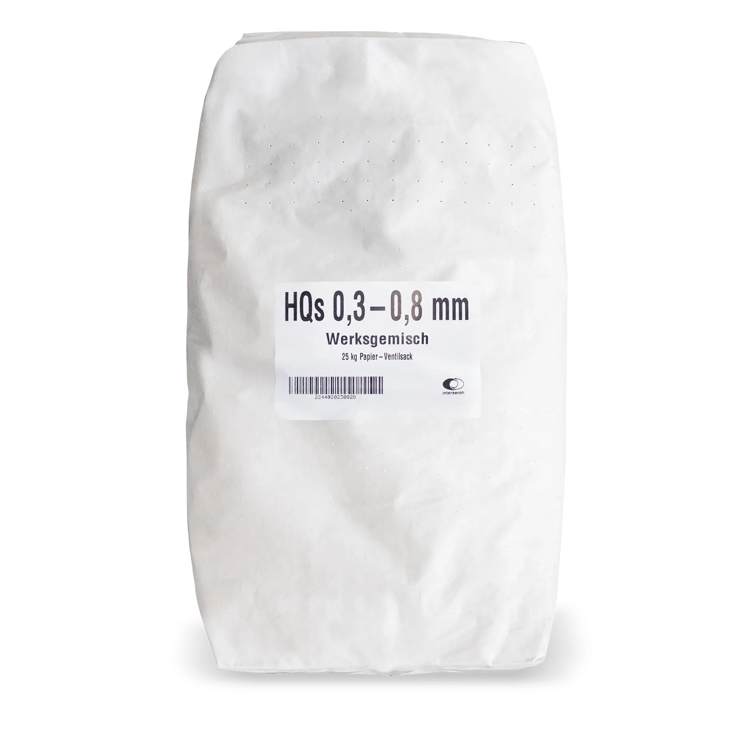 Galamio Rasensand 25kg Sack, Körnung 0,3-0,8 mm. Heller Quarzsand für Rasen und Garten.
