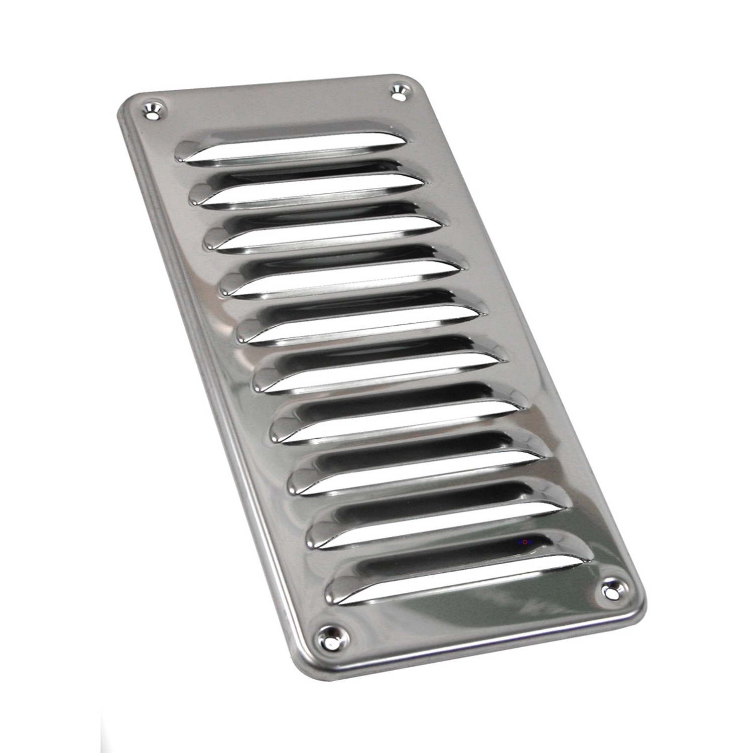 Häusler Edelstahl Lüftungsgitter LG-1122 L Lamellengitter 105 x 215 Abluftg günstig online kaufen