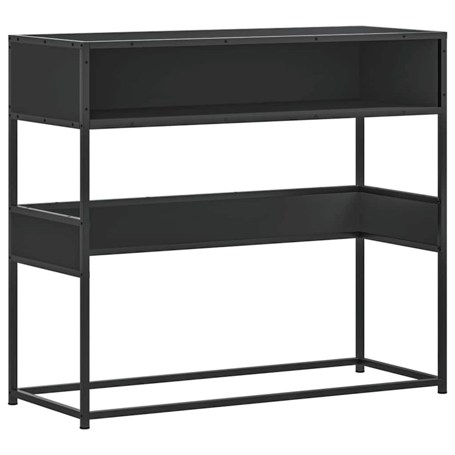 vidaXL Konsolentisch Schwarz 90x35x80 cm Holzwerkstoff 849169 günstig online kaufen