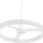 Weiße REV Ritter LED-Deckenleuchte Rondine, 36 cm Durchmesser, neutralweißes Licht.