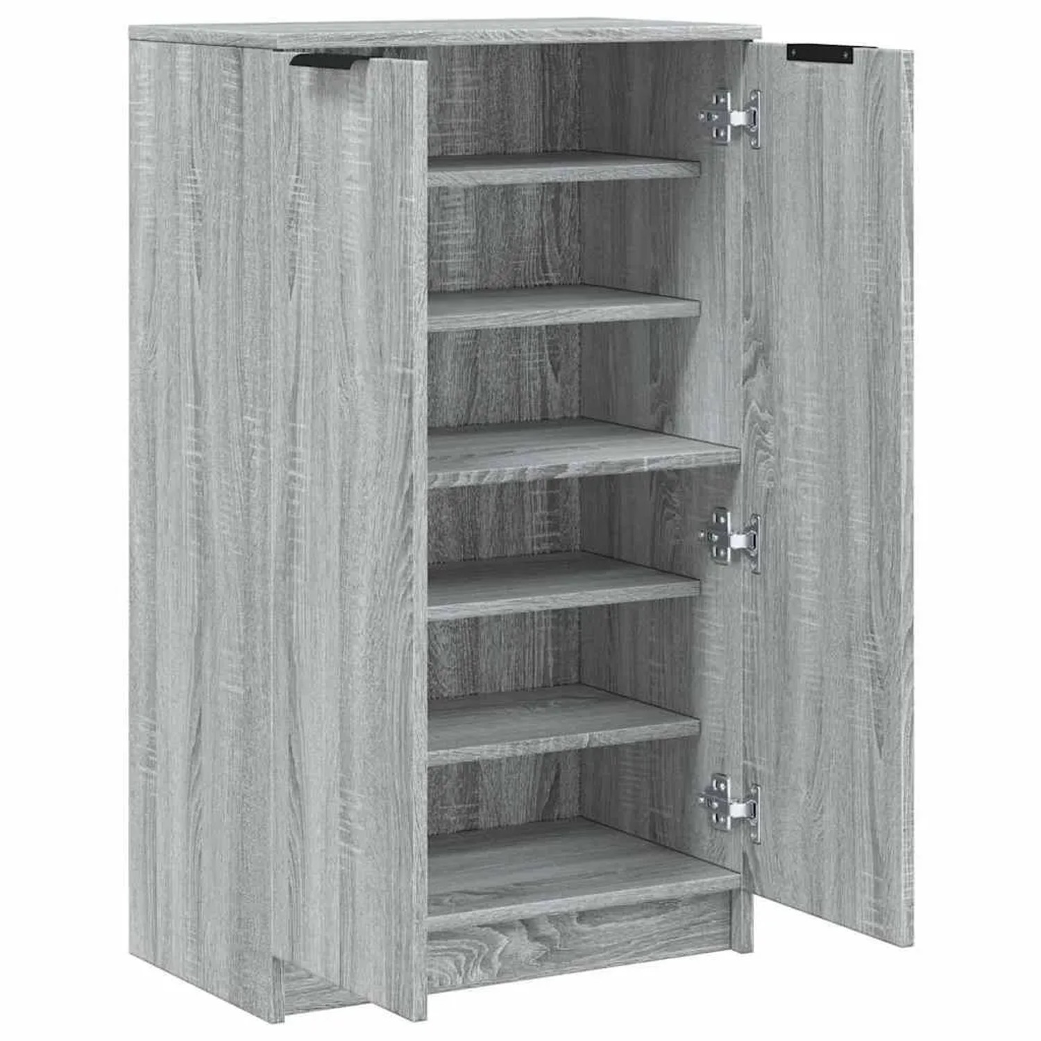 vidaXL Schuhschrank Grau Sonoma 59x35x100 cm Holzwerkstoff 817109_7