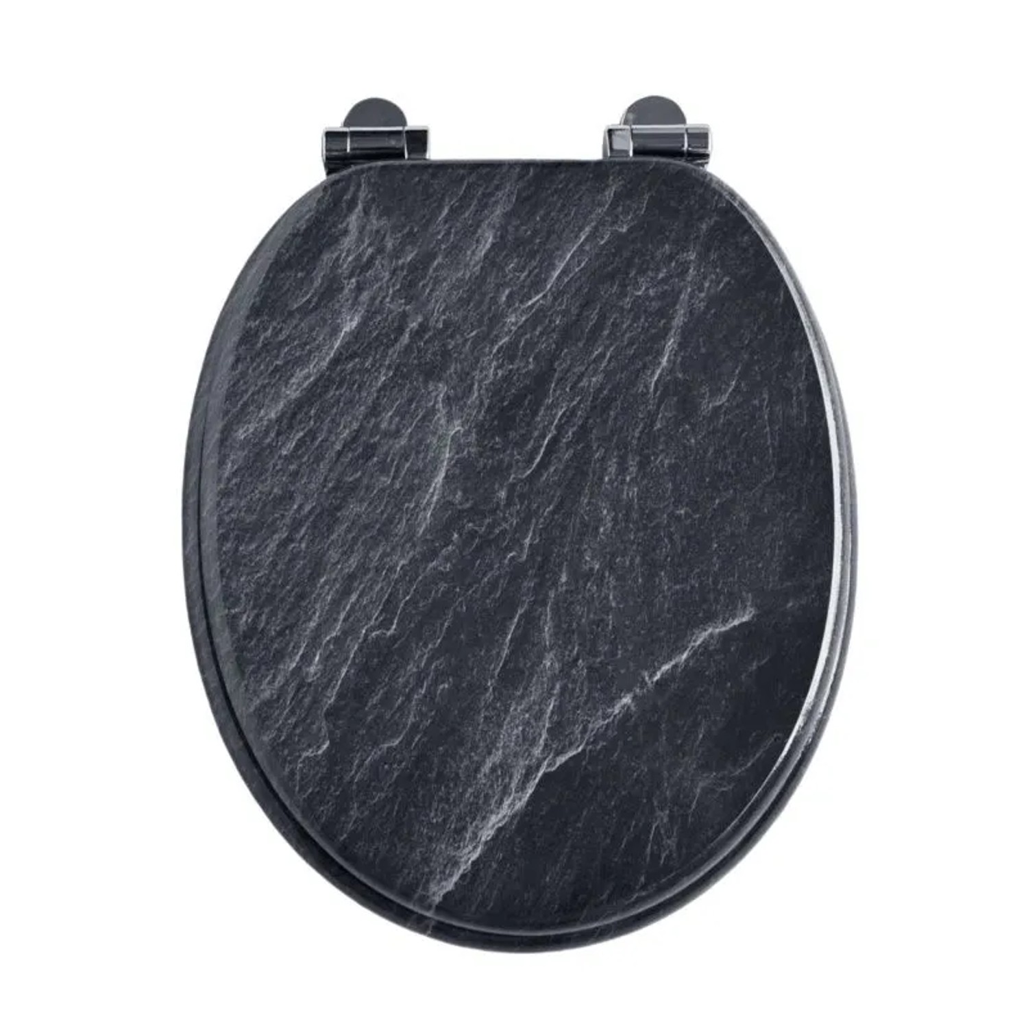 SINOBATH WC-Sitz mit Absenkautomatik Softclose Variabel Scharniere MDF-Material Für Fast Alle Toilettenbecken 43,5 x 37,...