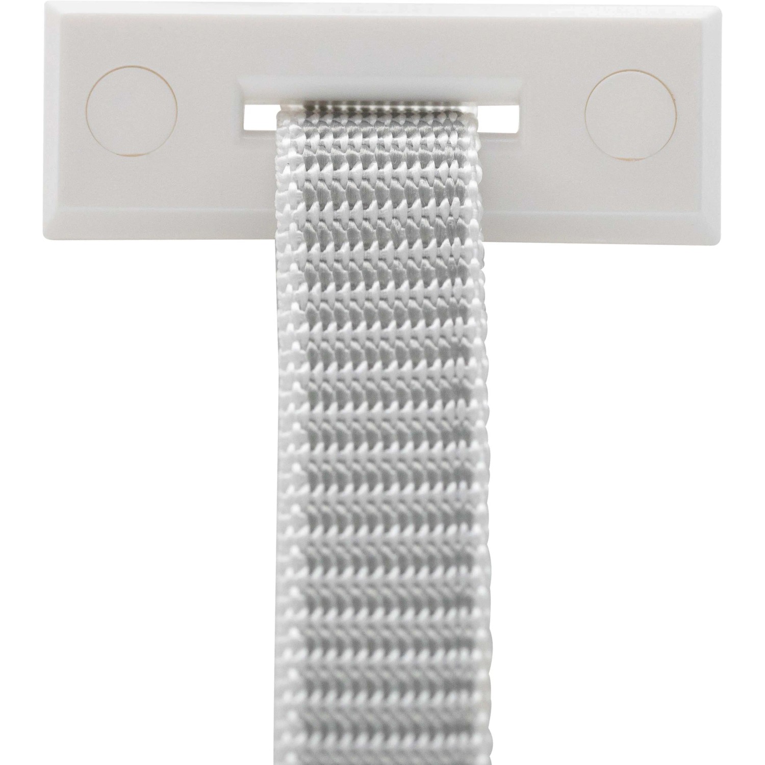 Weiße Schellenberg Rollladen Gurtführung Standard Mini/Maxi mit Gurtband.