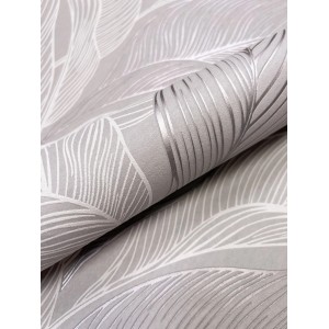 Newroom Vliestapete Milani Taupe Dschungel Tropisch FSC®