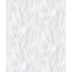 Erismann Vliestapete Guido Maria Kretschmer, graues Blattmuster.