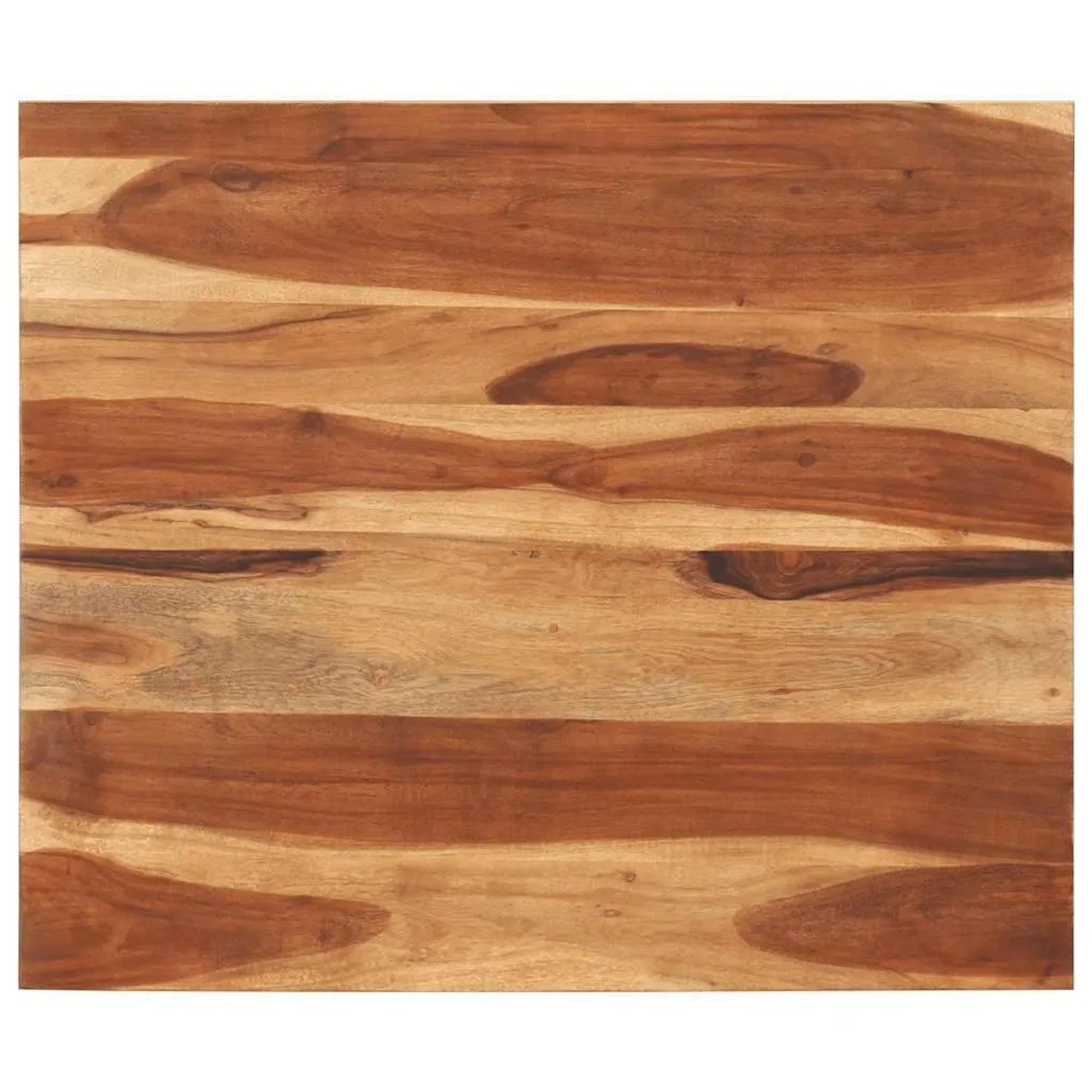 vidaXL Tischplatte Massivholz Palisander 15-16 mm 70x80 cm 285985